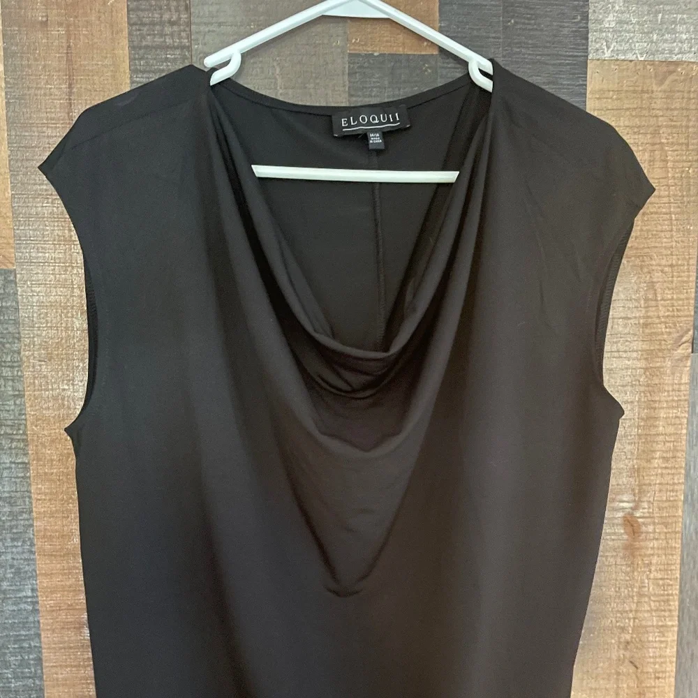 Shell top, black - Picture 1 of 2